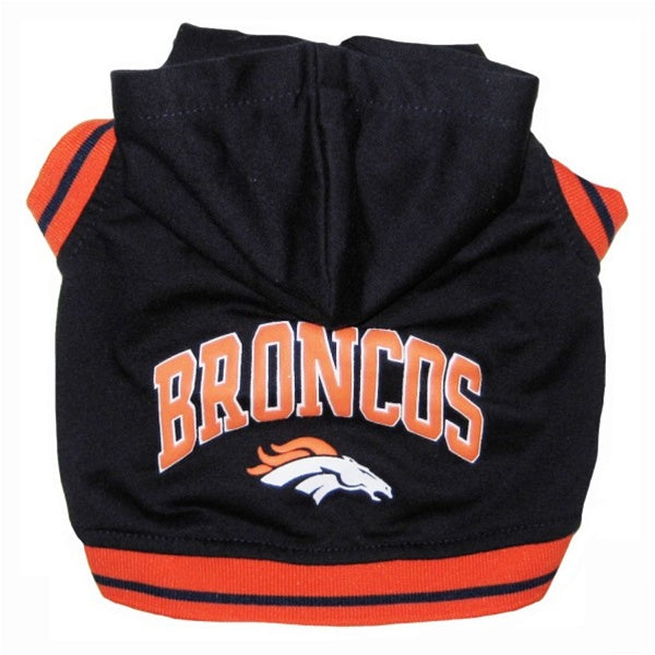 Denver Broncos Pet Hoodie Sweatshirt