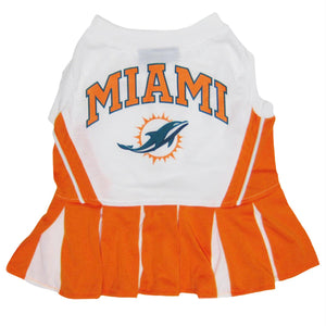Miami Dolphins Cheerleader Pet Dress - staygoldendoodle.com