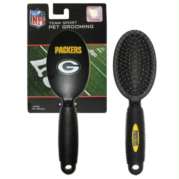 Green Bay Packers Pet Grooming Brush - staygoldendoodle.com