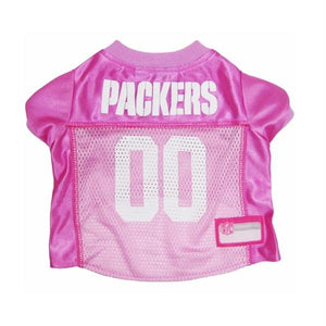 Green Bay Packers Pink Dog Jersey - staygoldendoodle.com