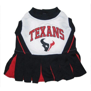 Houston Texans Cheerleader Dog Dress - staygoldendoodle.com