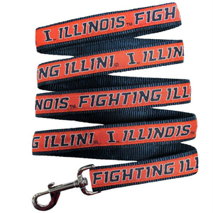 Illinois Fighting Illini Pet Leash by Pets First - staygoldendoodle.com