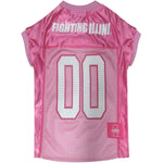 Illinois Fighting Illini Pink Pet Jersey - staygoldendoodle.com