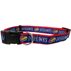 Kansas Jayhawks Pet Collar by Pets First - staygoldendoodle.com