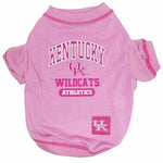 Kentucky Wildcats Pink Dog Tee Shirt - staygoldendoodle.com