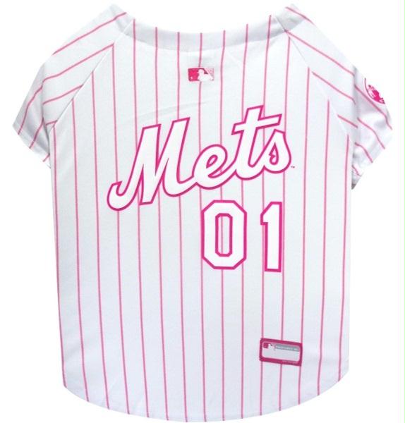 New York Mets Pink Pet Jersey - staygoldendoodle.com