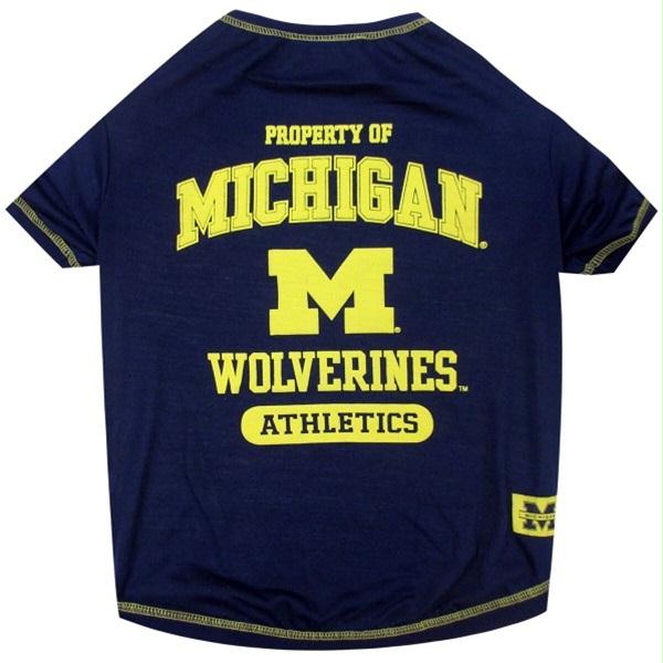 Michigan Wolverines Pet Tee Shirt - staygoldendoodle.com