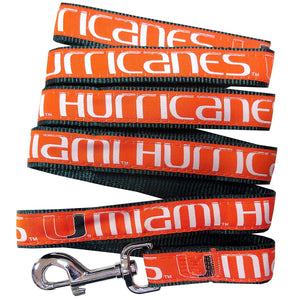 Miami Hurricanes Pet Leash by Pets First - staygoldendoodle.com