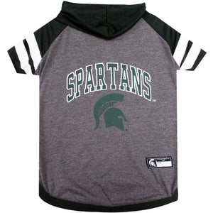 Michigan State Spartans Pet Hoodie T-Shirt - staygoldendoodle.com