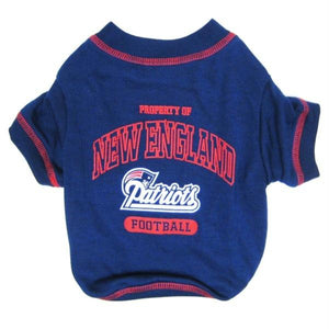New England Patriots Dog T-Shirt - staygoldendoodle.com