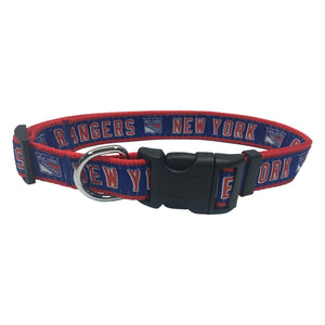 New York Rangers Pet Collar by Pets First - staygoldendoodle.com