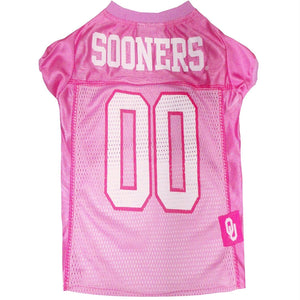 Oklahoma Sooners Pink Pet Jersey - staygoldendoodle.com