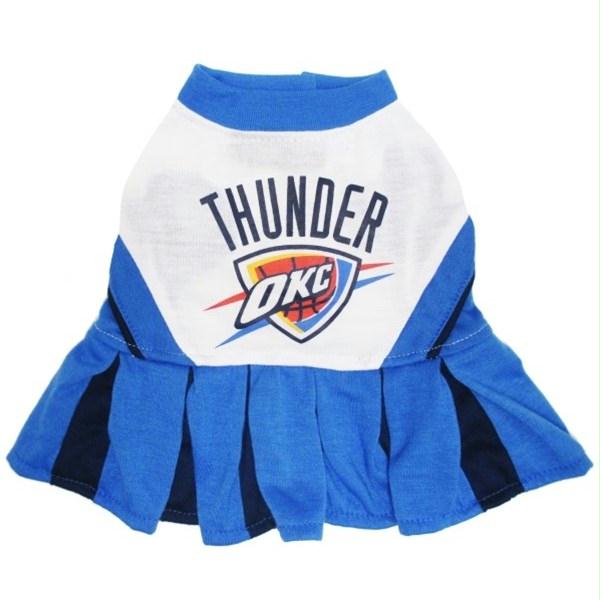 Oklahoma City Thunder Cheerleader Pet Dress - staygoldendoodle.com