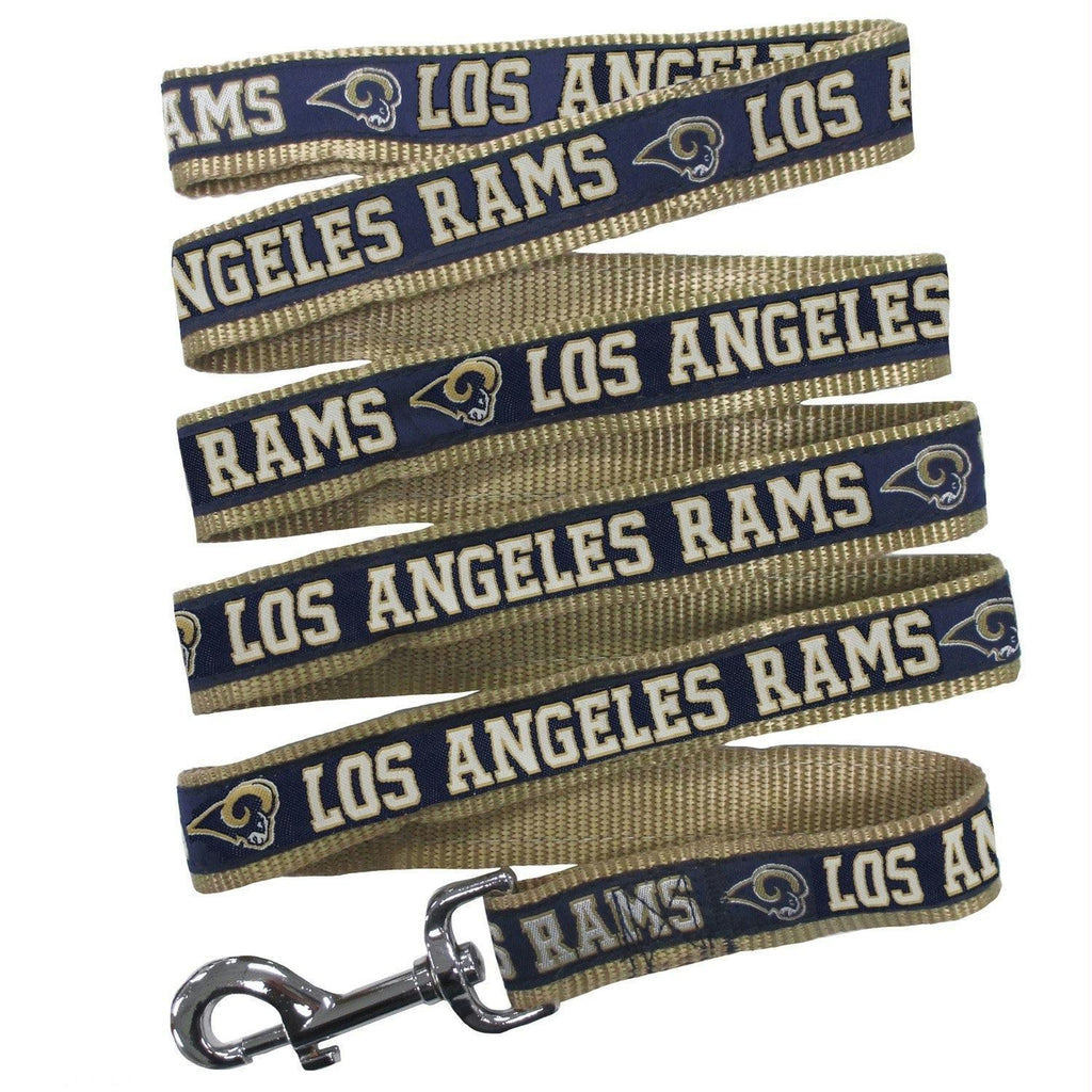 Los Angeles Rams Pet Leash by Pets First - staygoldendoodle.com