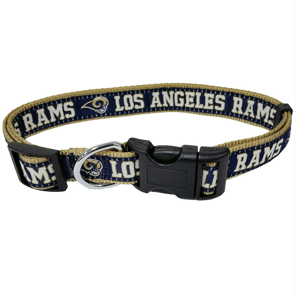 Los Angeles Rams Pet Collar by Pets First - staygoldendoodle.com
