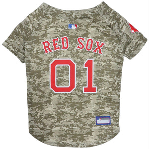 Boston Red Sox Pet Camo Jersey - staygoldendoodle.com