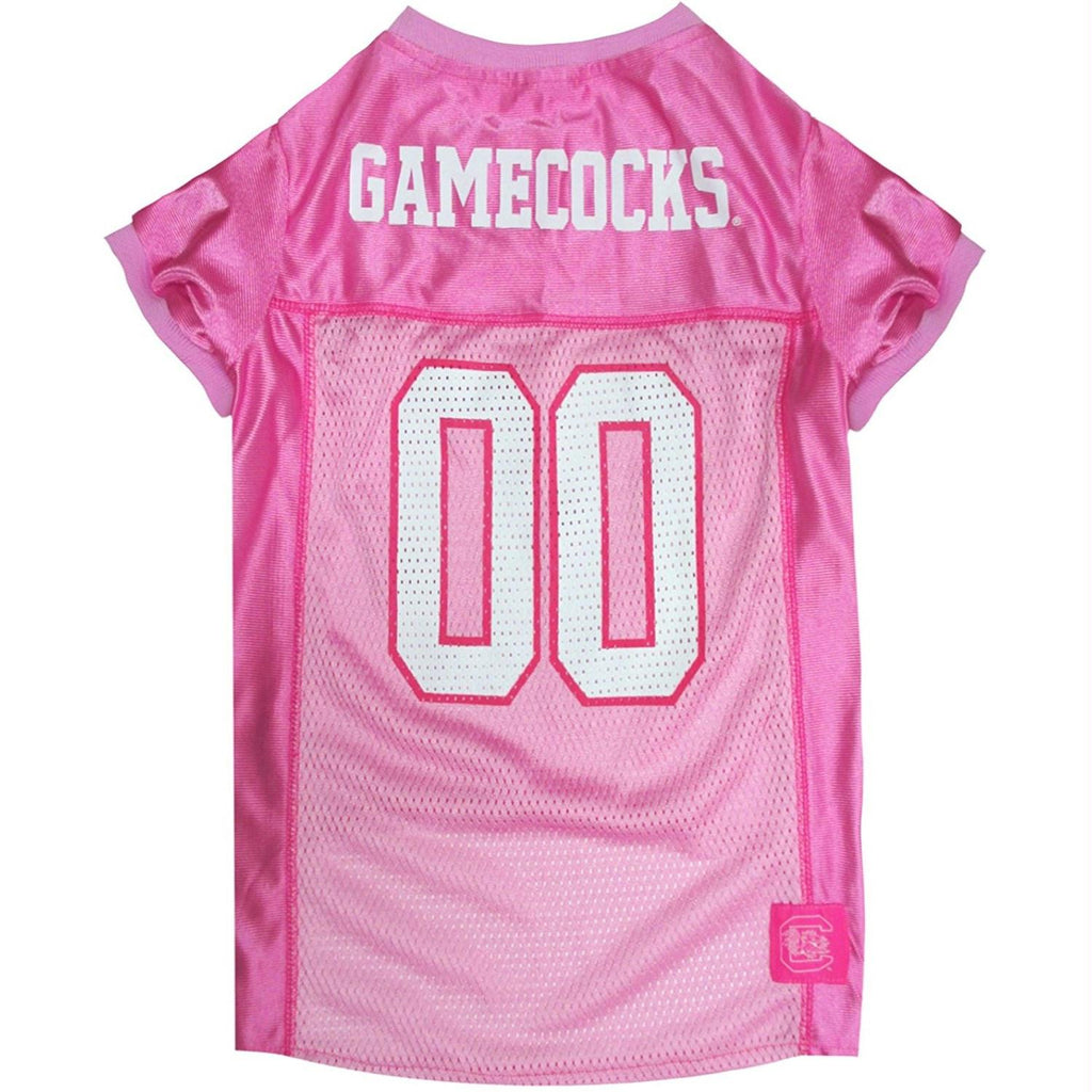South Carolina Gamecocks Pink Pet Jersey - staygoldendoodle.com
