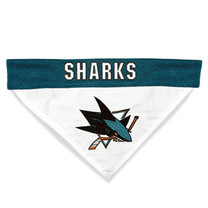 San Jose Sharks Pet Reversible Bandana - staygoldendoodle.com