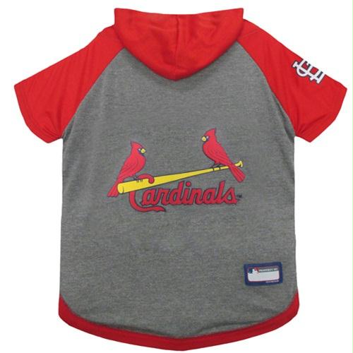 St. Louis Cardinals Pet Hoodie T-Shirt - staygoldendoodle.com