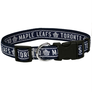 Toronto Maple Leafs Pet Collar by Pets First - staygoldendoodle.com