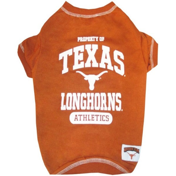 Texas Longhorns Pet Tee Shirt - X-Small