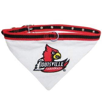 Louisville Cardinals Dog Collar Bandana - staygoldendoodle.com