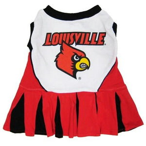 Louisville Cardinals Cheerleader Pet Dress - staygoldendoodle.com
