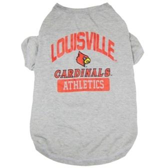 Louisville Cardinals Pet Tee Shirt - staygoldendoodle.com