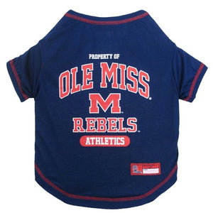 Ole Miss Rebels Pet Tee Shirt - staygoldendoodle.com