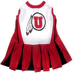 Utah Utes Cheerleader Pet Dress - staygoldendoodle.com