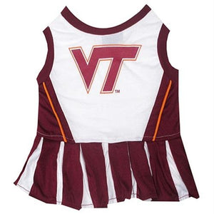 Virginia Tech Hokies Cheerleader Pet Dress - staygoldendoodle.com