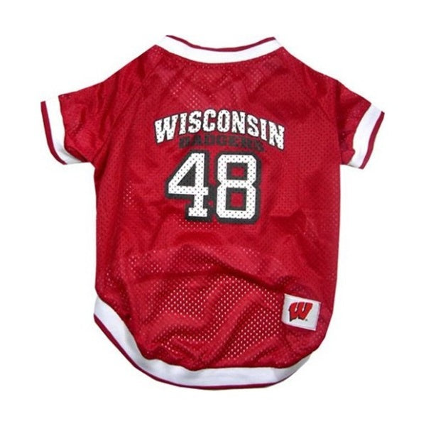 Wisconsin Badgers Dog Jersey - staygoldendoodle.com