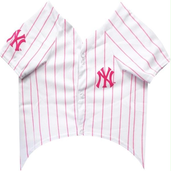 New York Yankees Pink Pet Jersey - staygoldendoodle.com