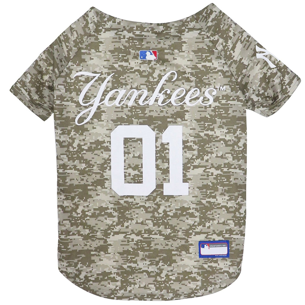 New York Yankees Pet Camo Jersey - staygoldendoodle.com