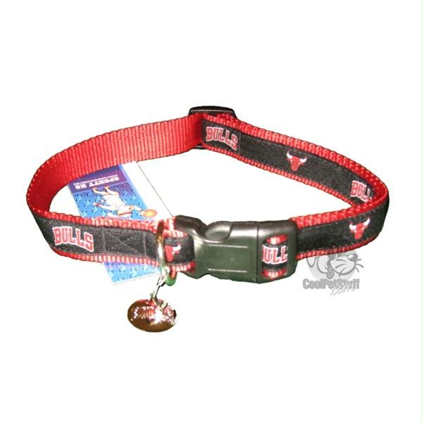 Chicago Bulls Alternate Style Dog Collar - staygoldendoodle.com