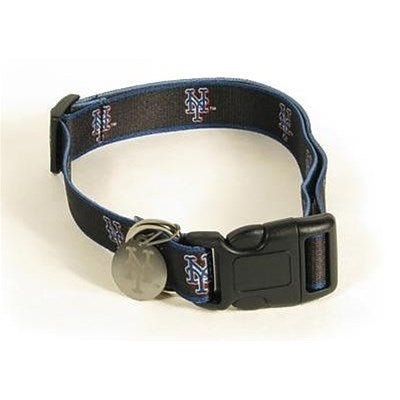 New York Mets Dog Collar Alternate Style #2 - staygoldendoodle.com