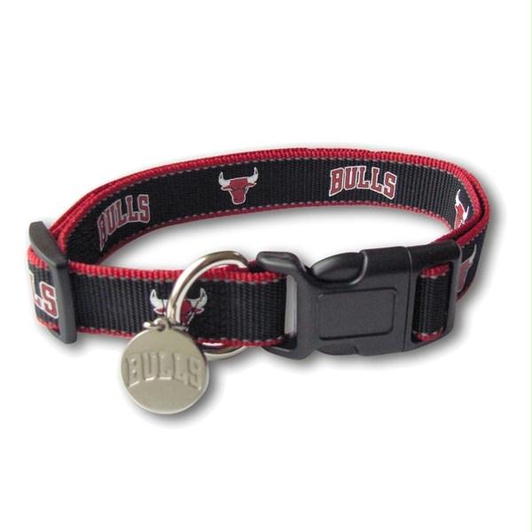 Chicago Bulls Reflective Dog Collar - staygoldendoodle.com