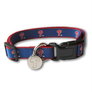 Philadelphia Phillies Reflective Dog Collar - staygoldendoodle.com