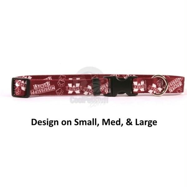 Mississippi State Bulldogs Nylon Collar - staygoldendoodle.com