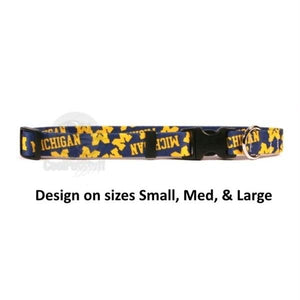 Michigan Wolverines Nylon Collar - staygoldendoodle.com