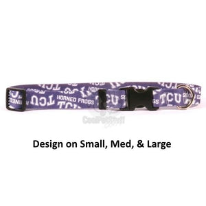 TCU Horned Frogs Nylon Collar - staygoldendoodle.com