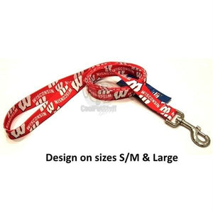 Wisconsin Badgers Nylon Leash - staygoldendoodle.com