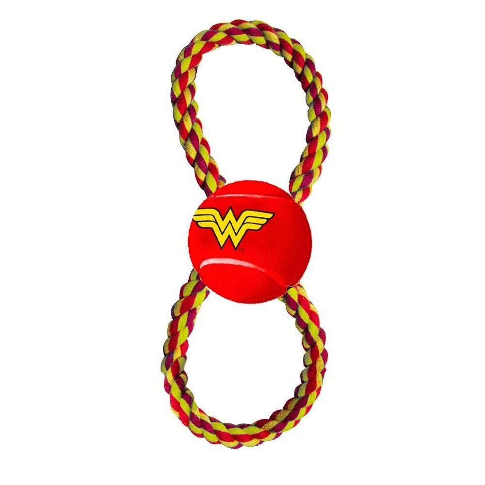 Buckle-Down Wonder Woman Pet Rope Toy - staygoldendoodle.com