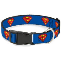 Superman Shield Blue Pet Collar - staygoldendoodle.com