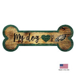 Philadelphia Eagles Distressed Dog Bone Wooden Sign