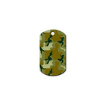 Green Camouflage Print Military ID Tag