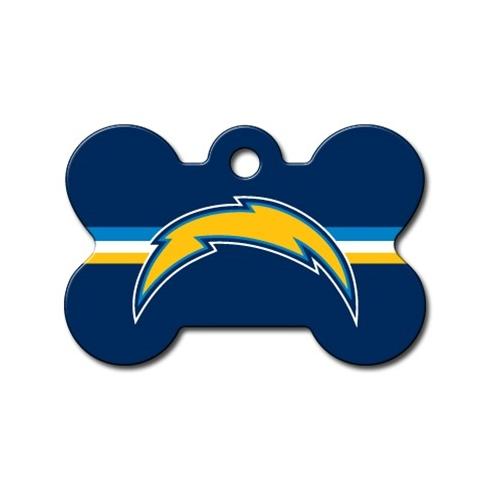 Los Angeles Chargers Bone ID Tag