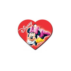 Minnie Mouse Heart ID Tag