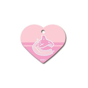 Vancouver Canucks Heart ID Tag