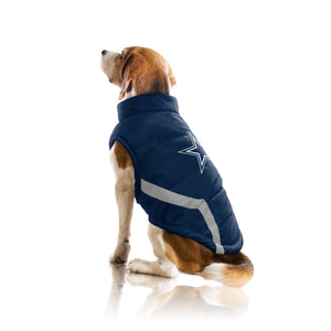 Dallas Cowboys Pet Puffer Vest - staygoldendoodle.com